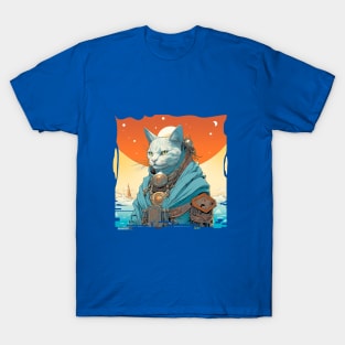 Cyber Cat from the Future T-Shirt